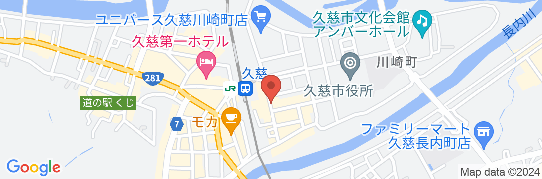 久慈グランドホテルの地図