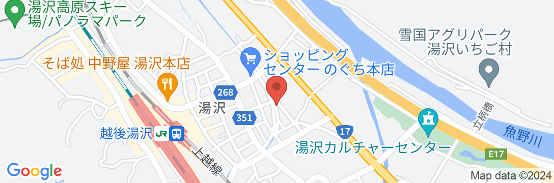 越後湯沢 ホテルアスターの地図