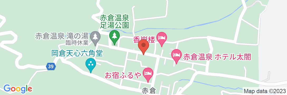 赤倉温泉 赤倉ホテルの地図