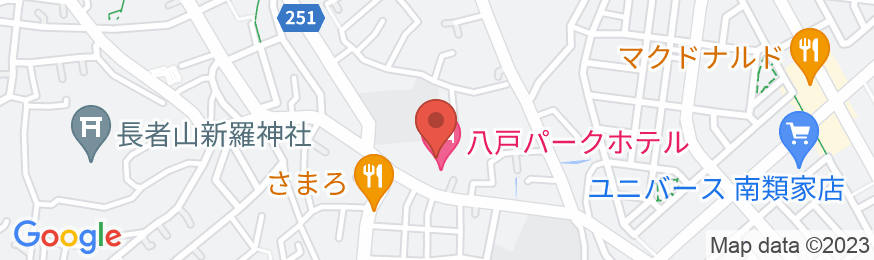 八戸パークホテルの地図