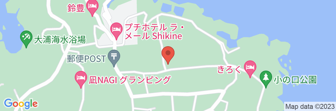 島宿 清水屋 <東京都・式根島>の地図