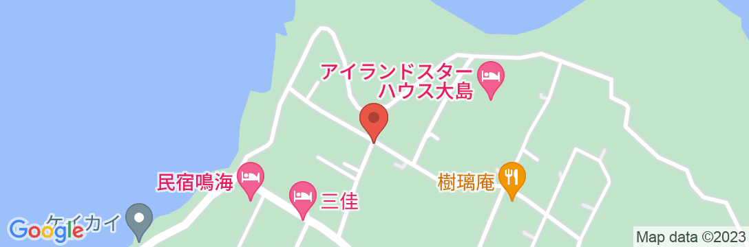 野田浜園 <大島>の地図
