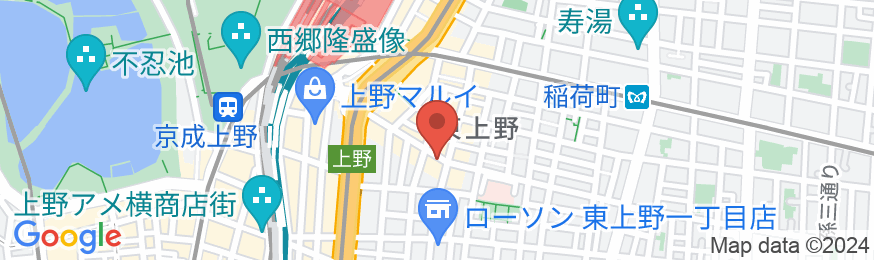 上野ターミナルホテルの地図