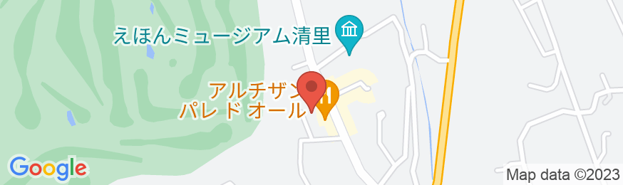 清里高原 ヒュッテ・グーテライゼ!の地図