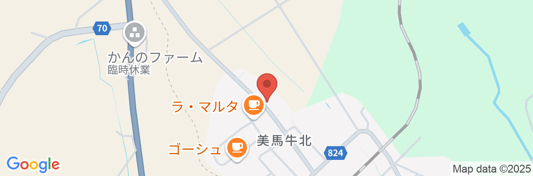 塔の見える宿 おかせん里の地図