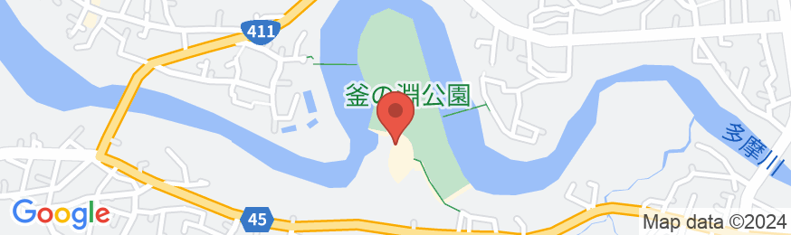 亀の井ホテル 青梅の地図