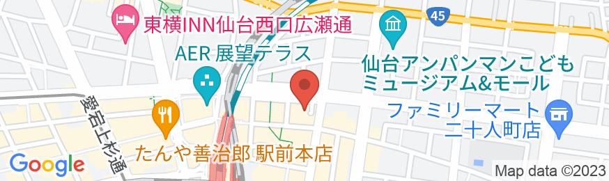 コンフォートホテル仙台東口の地図