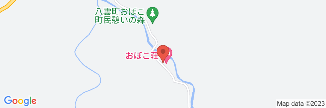八雲温泉 おぼこ荘の地図