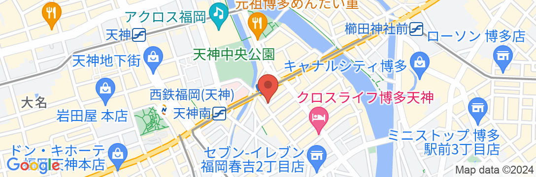 コートホテル福岡天神の地図