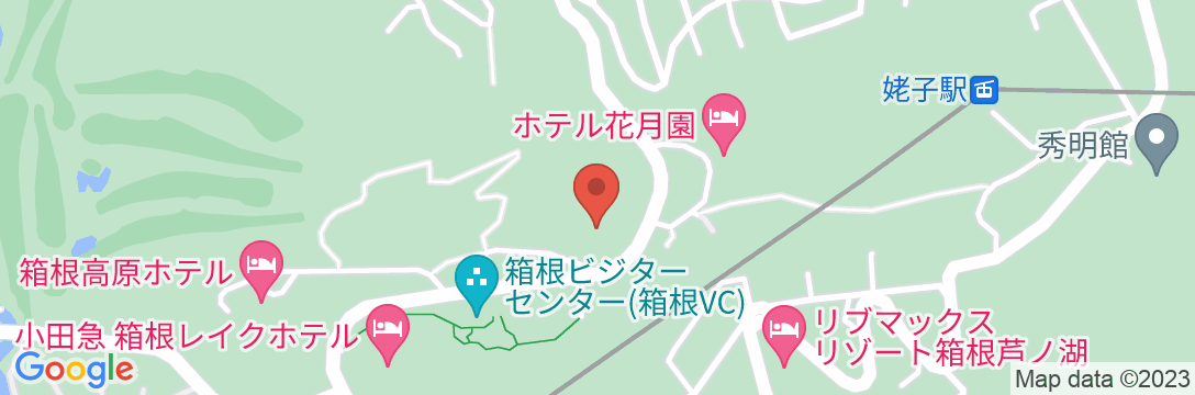仙石原温泉 ホテル箱根パウエルの地図