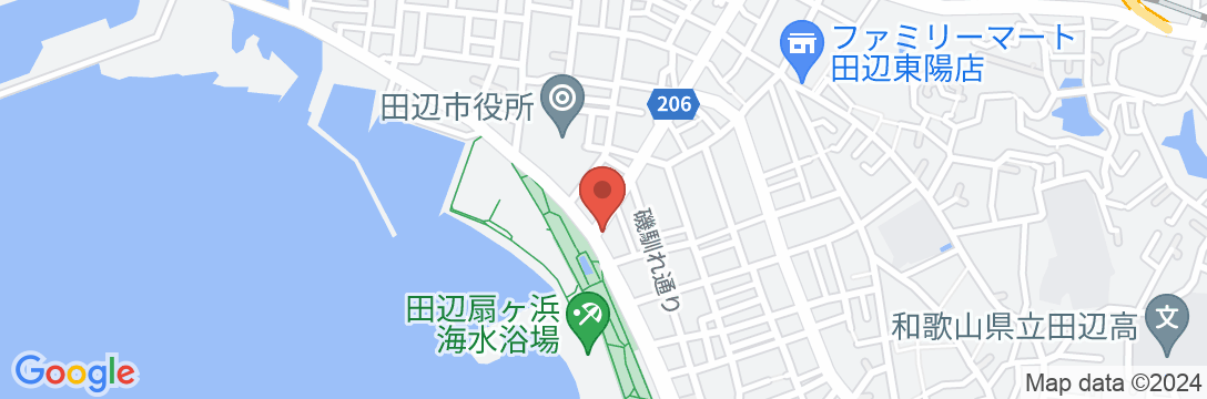 パークサイドホテル<和歌山県>の地図
