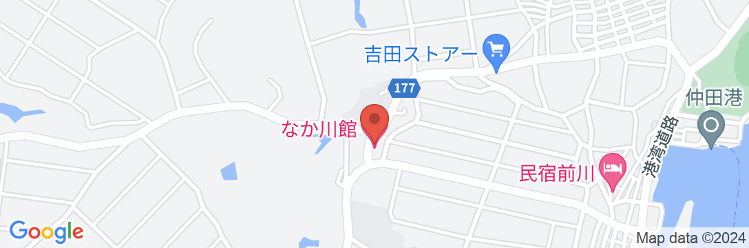 なか川館<伊是名島>の地図