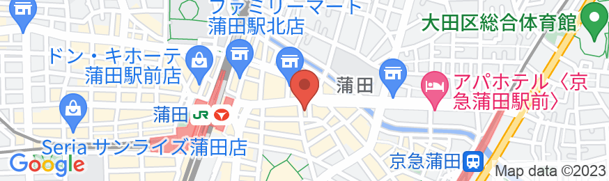 R&Bホテル 蒲田東口の地図