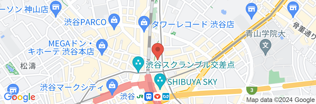 渋谷東急REIホテルの地図