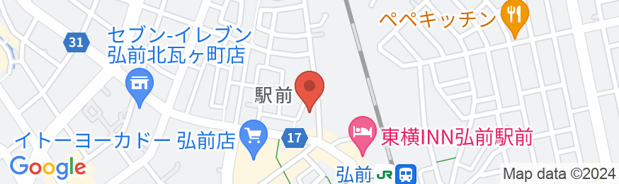 津軽の宿 弘前屋(旧:ビジネス イン 弘前屋)の地図