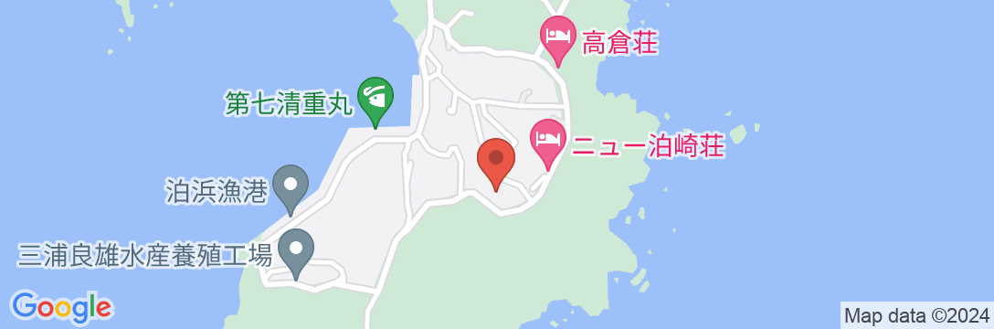 ニュー泊崎荘の地図