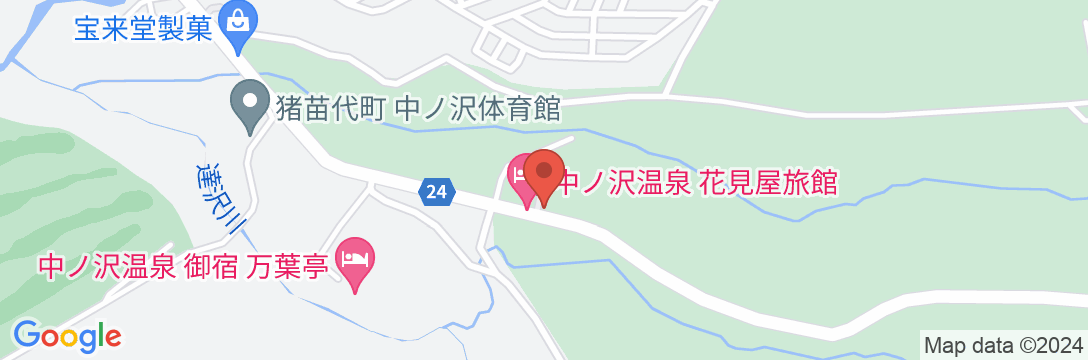 中ノ沢温泉 磐梯ハイランドホテルの地図