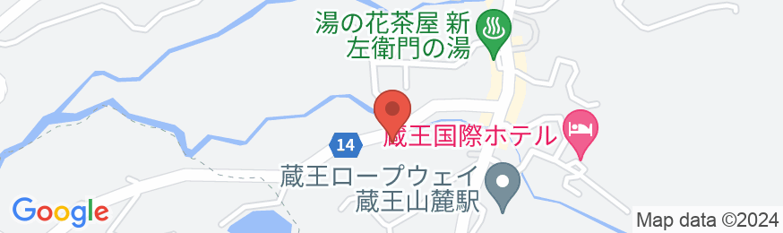 蔵王温泉 ホテル松金屋アネックスの地図