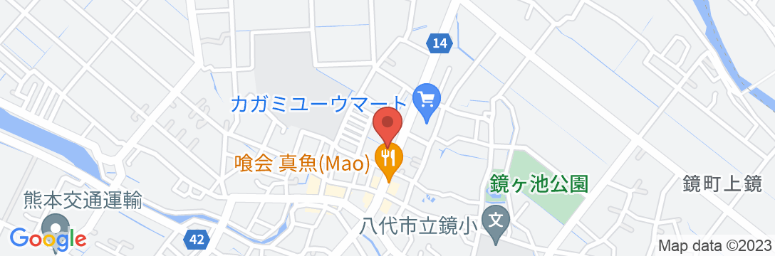朝日旅館の地図