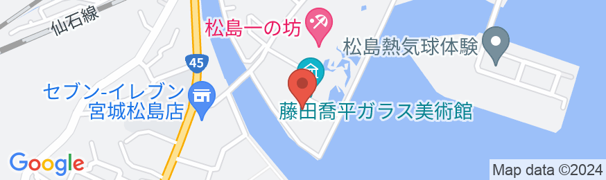 松島温泉 パレス松洲の地図