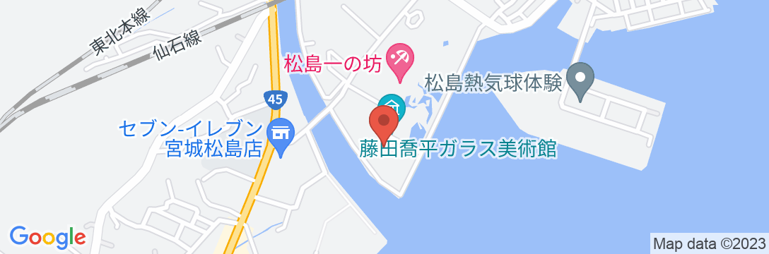 松島温泉 パレス松洲の地図