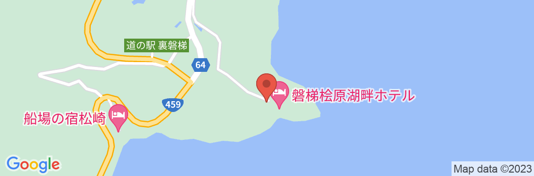 磐梯桧原湖畔ホテルの地図