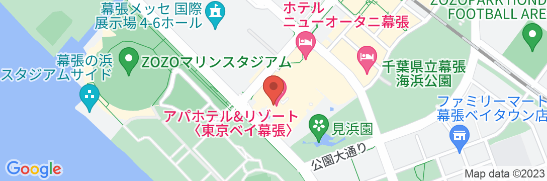アパホテル&リゾート〈東京ベイ幕張〉の地図