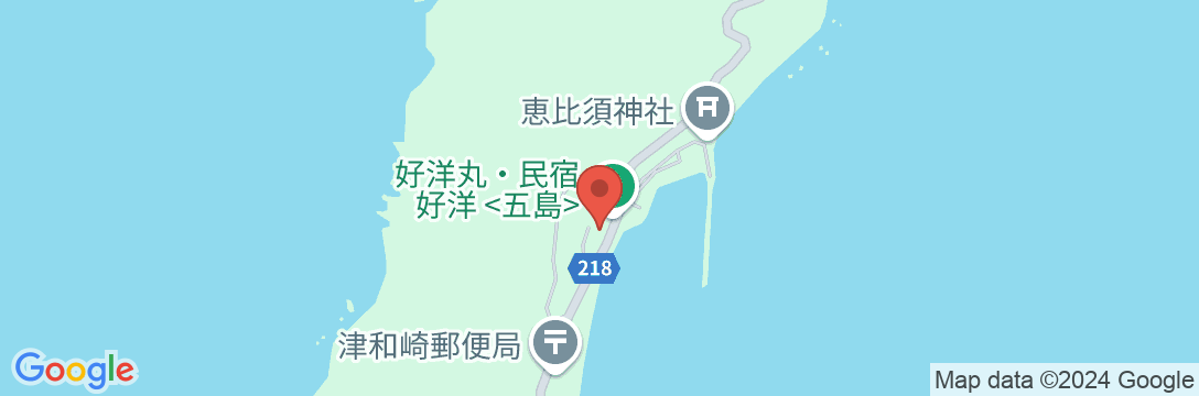 民宿 好洋 <五島・中通島>の地図