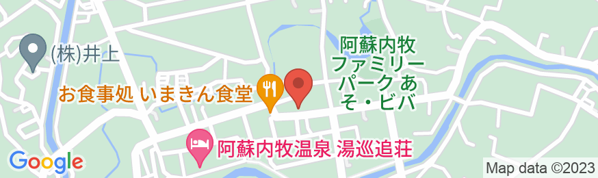 阿蘇内牧温泉 大観荘の地図