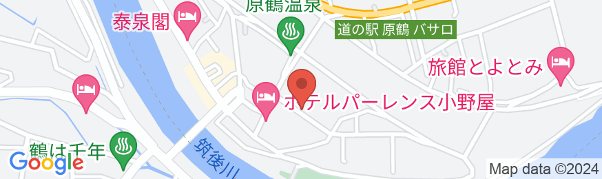 原鶴温泉 旅館 佐藤荘の地図