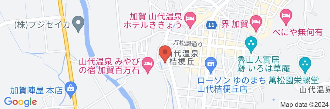 温泉めい想倶楽部 富士屋旅館の地図
