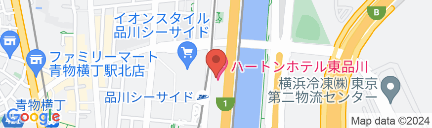 ハートンホテル東品川(品川シーサイド)の地図