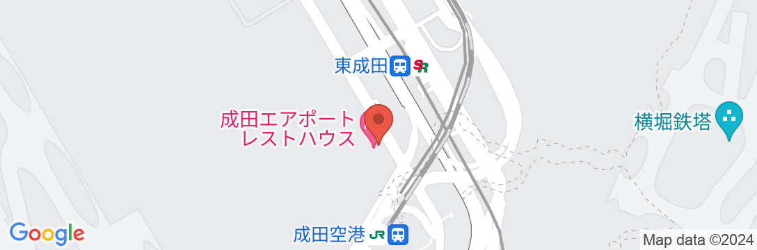 成田エアポートレストハウスの地図