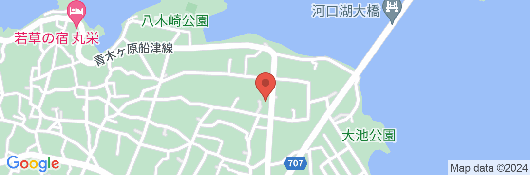 Tabist 富士の宿おおはし 富士河口湖の地図