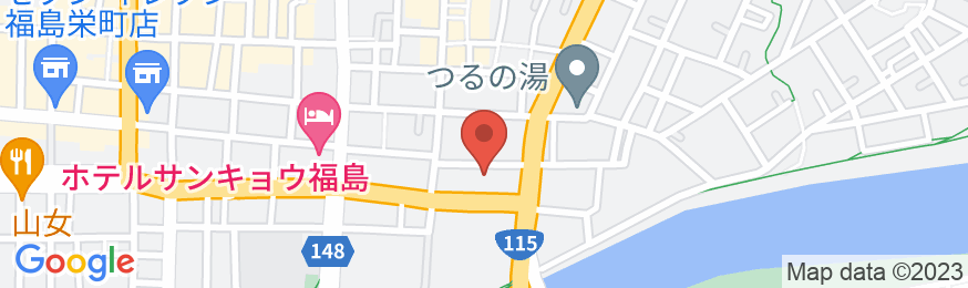 ホテル福島ヒルズ(BBHホテルグループ)の地図