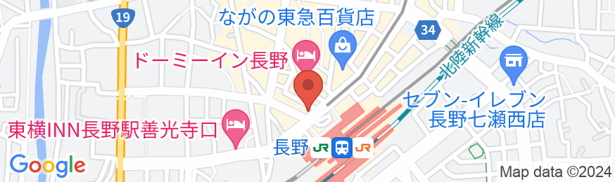 ホテルアベスト長野駅前の地図