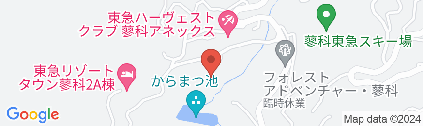 蓼科東急ホテルの地図