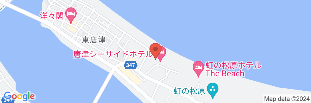 唐津シーサイドホテルの地図