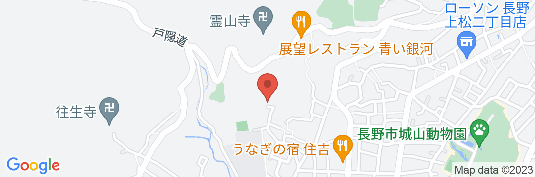 山の神温泉の地図