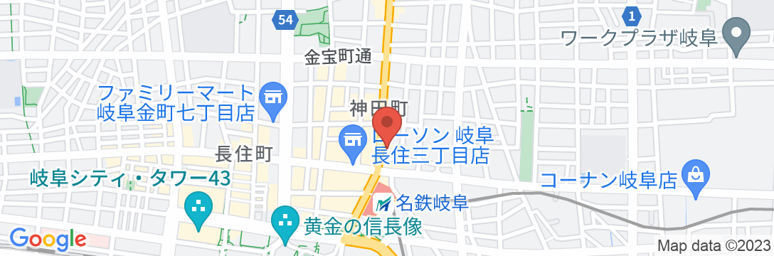 ダイワロイネットホテル岐阜の地図