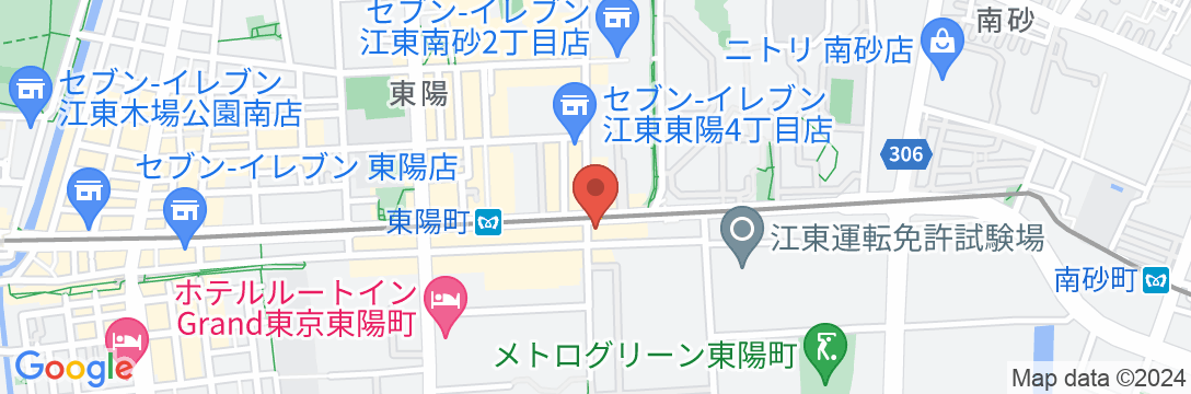 R&Bホテル東京東陽町の地図