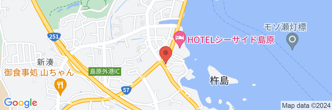 東洋九十九ベィホテルの地図