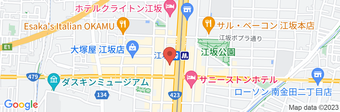 新大阪江坂東急REIホテルの地図