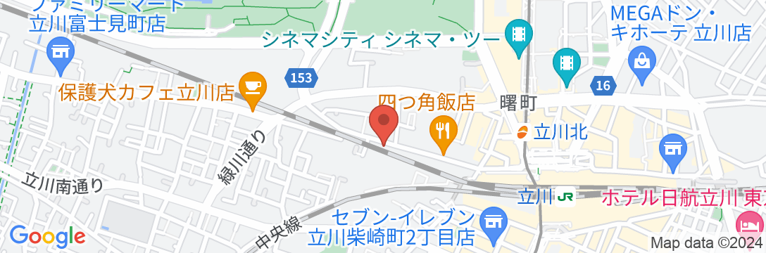 立川ホテルの地図