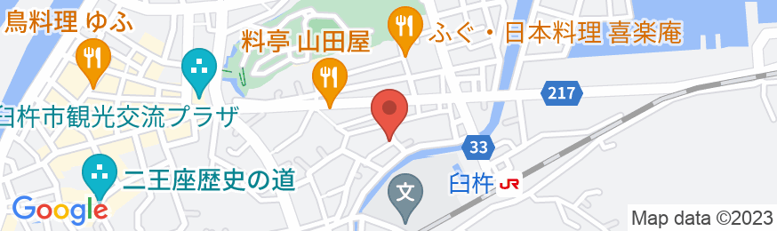 五嶋旅館の地図