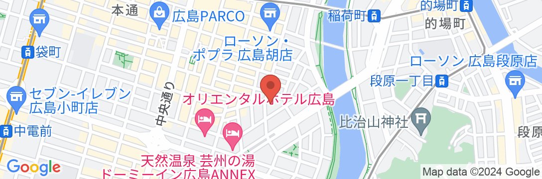 広島タウンホテルの地図