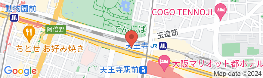アパホテル〈天王寺駅前〉の地図