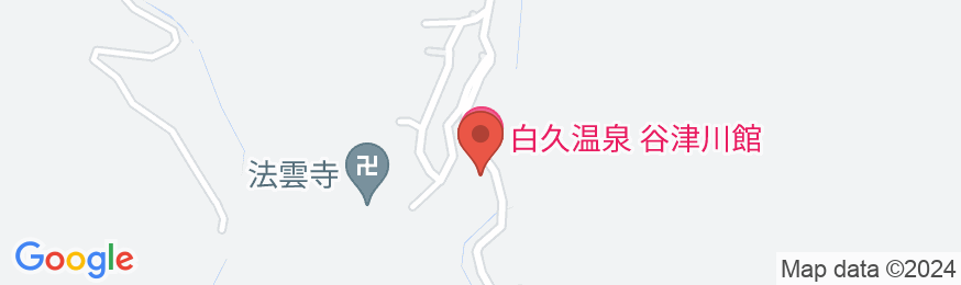 奥秩父 谷津川館の地図