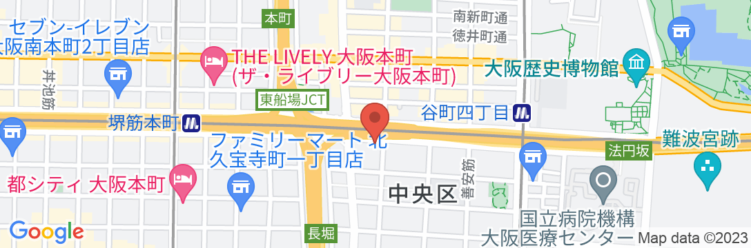 東横INN大阪船場東の地図