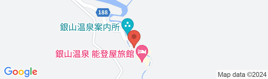 銀山温泉 旅館松本の地図
